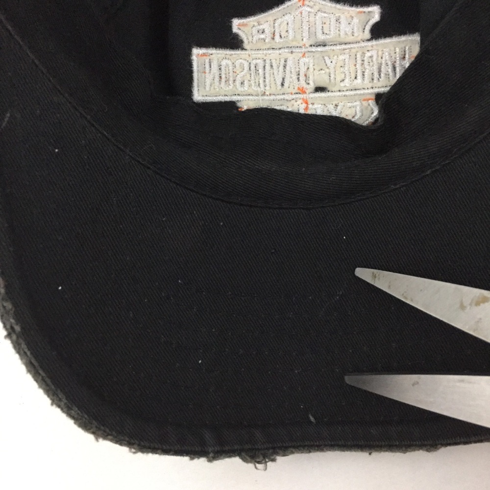 Harley Davidson Distressed Patch Hat Bar Shield M… - image 5